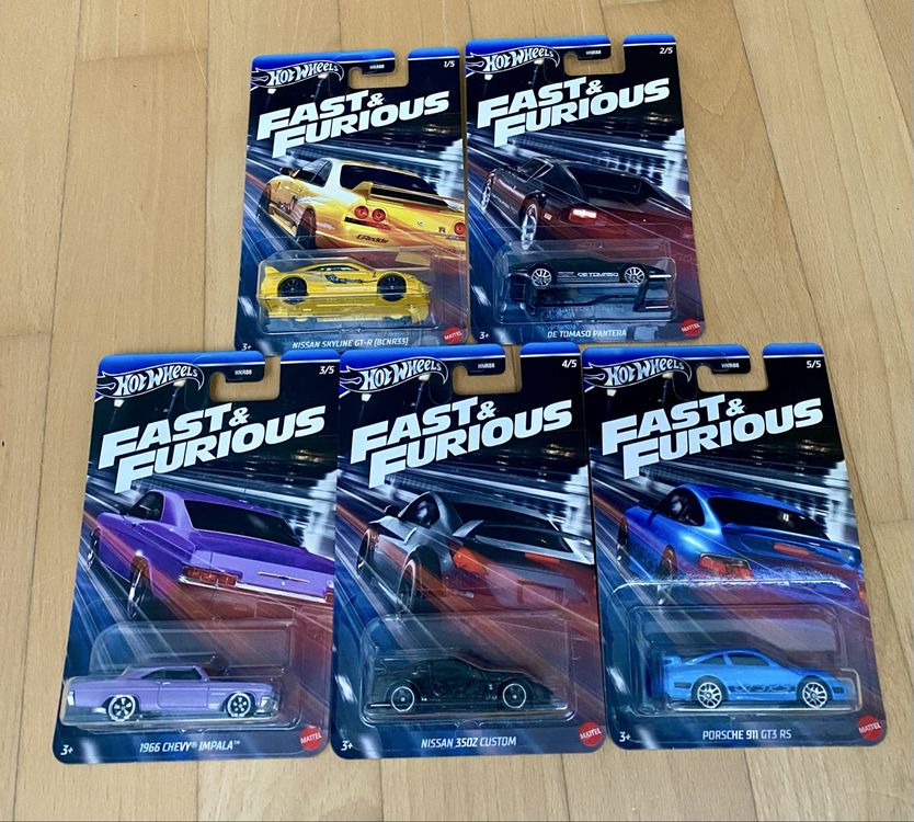 Hot Wheels Fast Furious Collector Set Neu Und Originalverpackt In