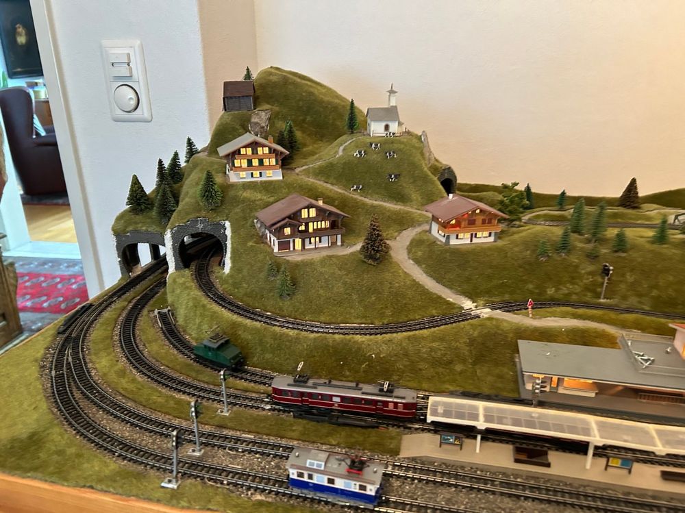 Eisenbahn Anlage Analog In Spur N Minitirix Kaufen Auf Ricardo