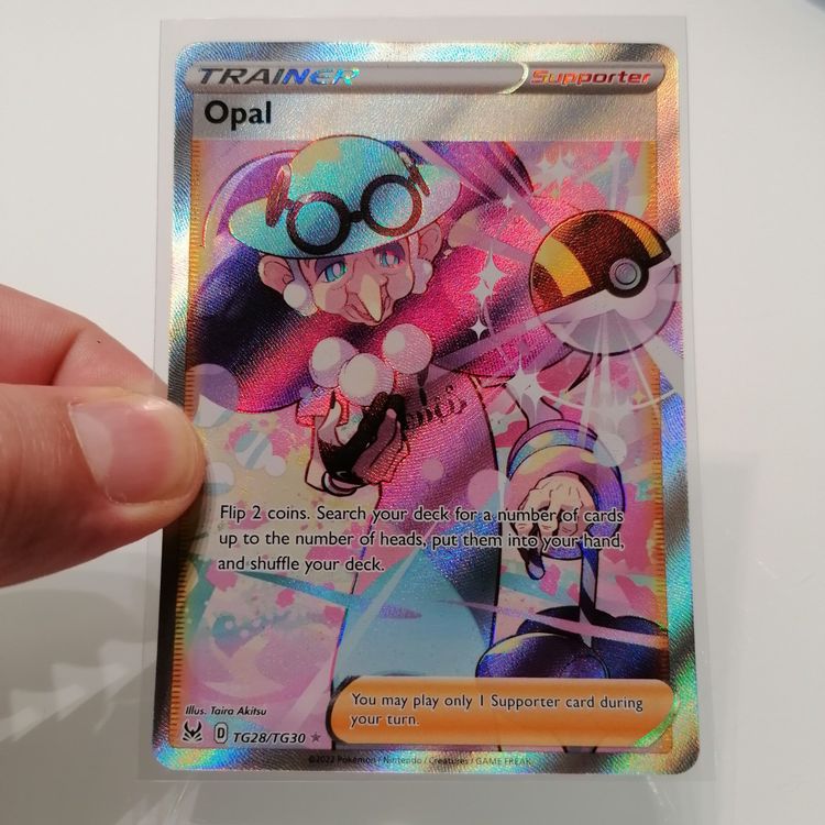 OPAL FULL ART TG28 TG30 LOST ORIGIN POKEMON KARTE MINT Kaufen Auf Ricardo