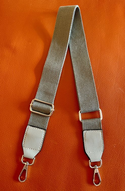 Schulterriemen F R Handtaschen Grau Silber Haken Kaufen Auf Ricardo