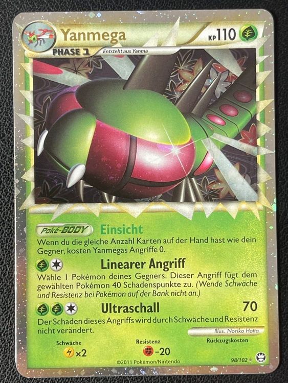 Yanmega 98 102 Prime Holo Rare Pokémon HGSS Triumph Kaufen auf Ricardo