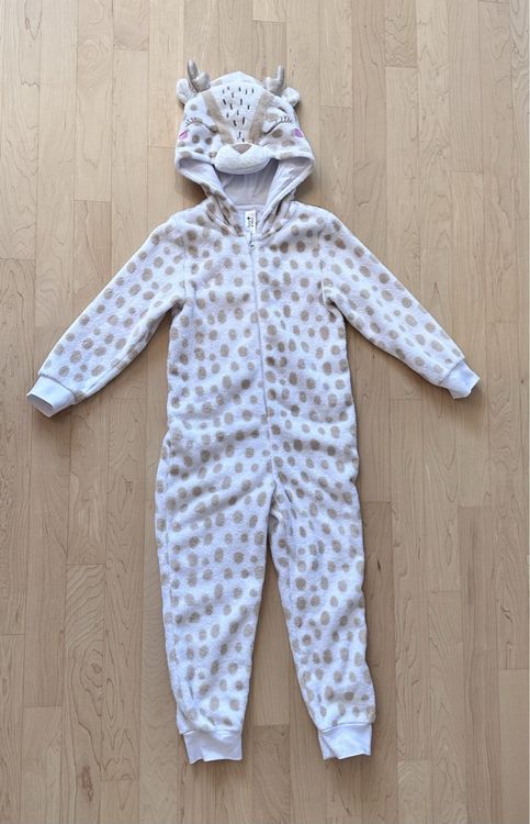 Plüsch Pyjama Overall Kostüm Reh Gr 128 Kaufen auf Ricardo