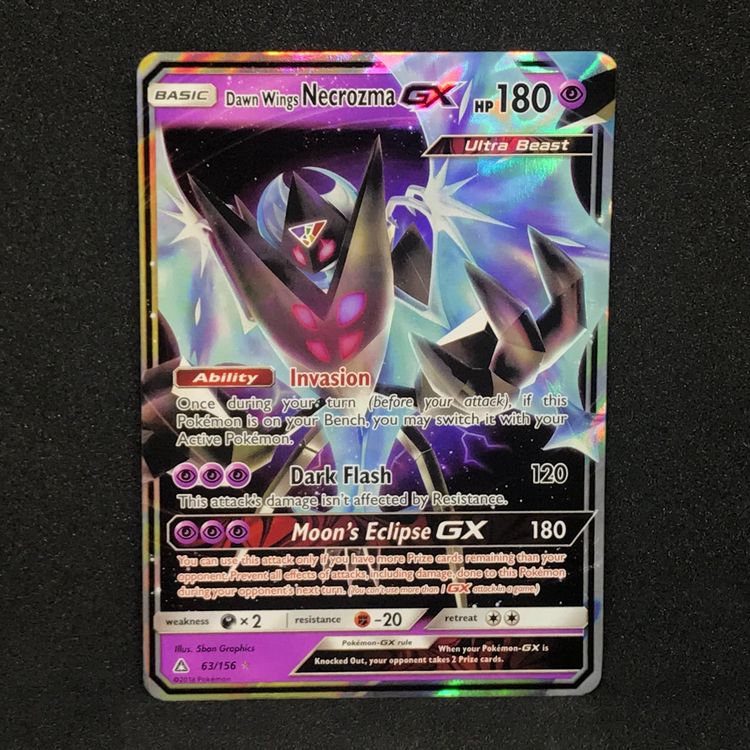 Dawn Wings Necrozma GX Carte Pokemon Karte 63 Ultra Prism Kaufen