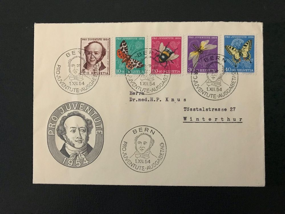 Pro Juventute 1954 FDC Kaufen Auf Ricardo