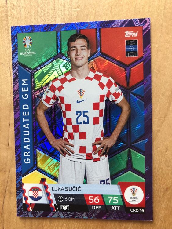 Topps Match Attax Euro 2024 Luka Sucic Karte Gem Kaufen Auf Ricardo