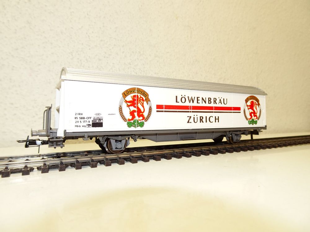 Roco Baur Güterwagen SBB 177 9 Löwenbräu HO 291015 Kaufen auf Ricardo