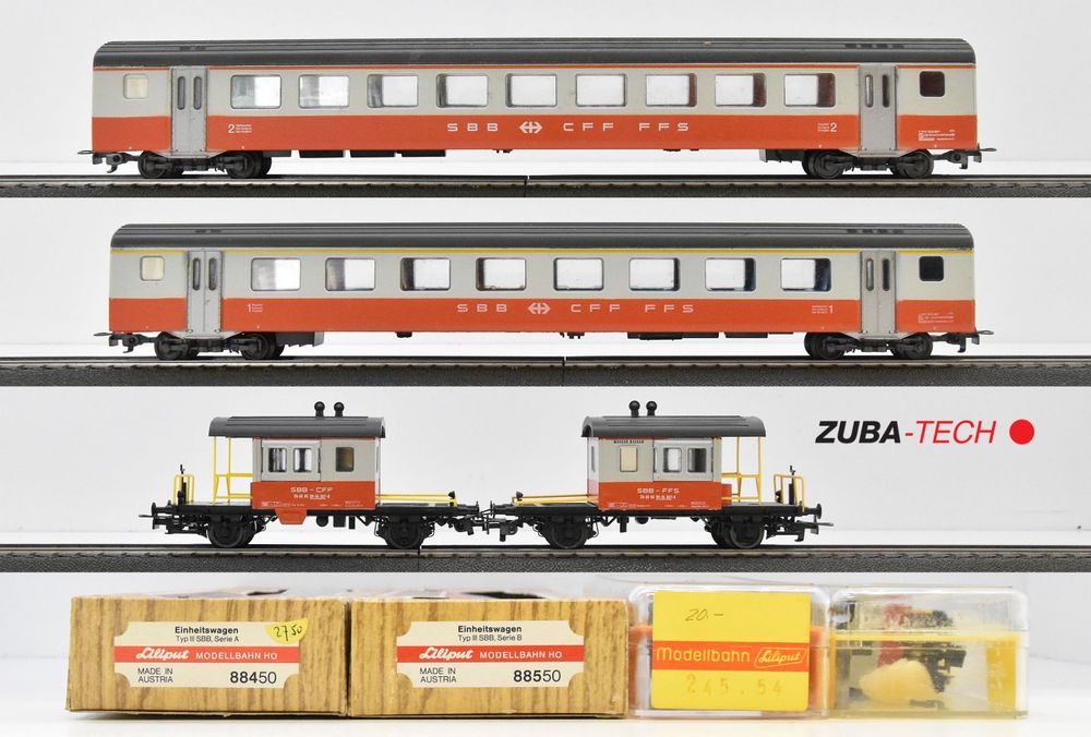 Liliput 4x EW III Swiss Express Wagen Der SBB H0 GS Mit OVP Kaufen