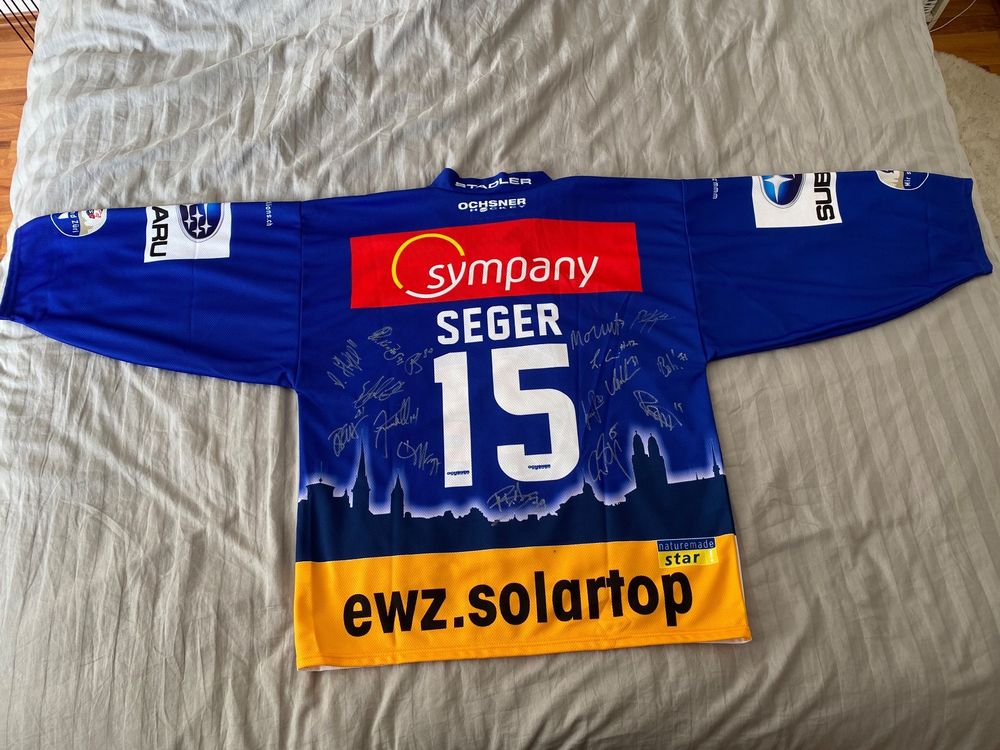 ZSC Lions Trikot Seger 15 Mit Unterschriften Kaufen Auf Ricardo