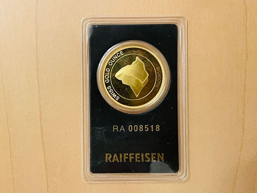 1 Unze Raiffeisen Swiss Goldbarren Investment Gold Kaufen Auf Ricardo