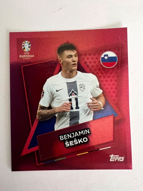 Topps EURO 2024 SVN SP Benjamin Sesko Acheter Sur Ricardo