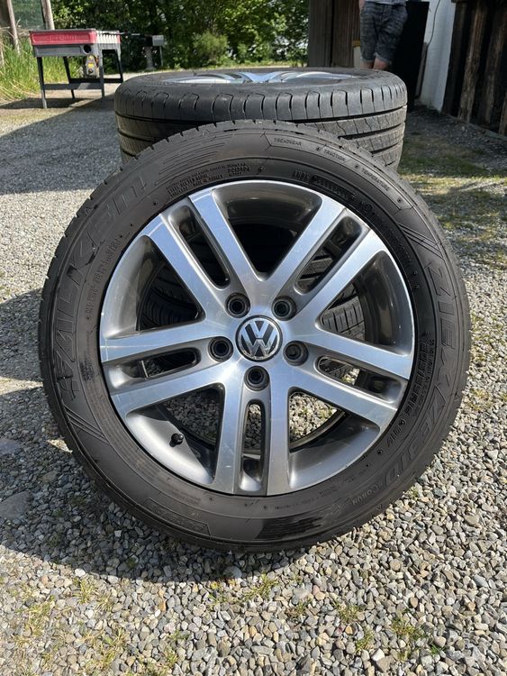 Vw Alufelgen Mit Sommerpneu J H Et Kaufen Auf Ricardo