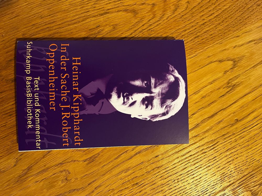 Buch In Der Sache J Robert Oppenheimer Kaufen Auf Ricardo