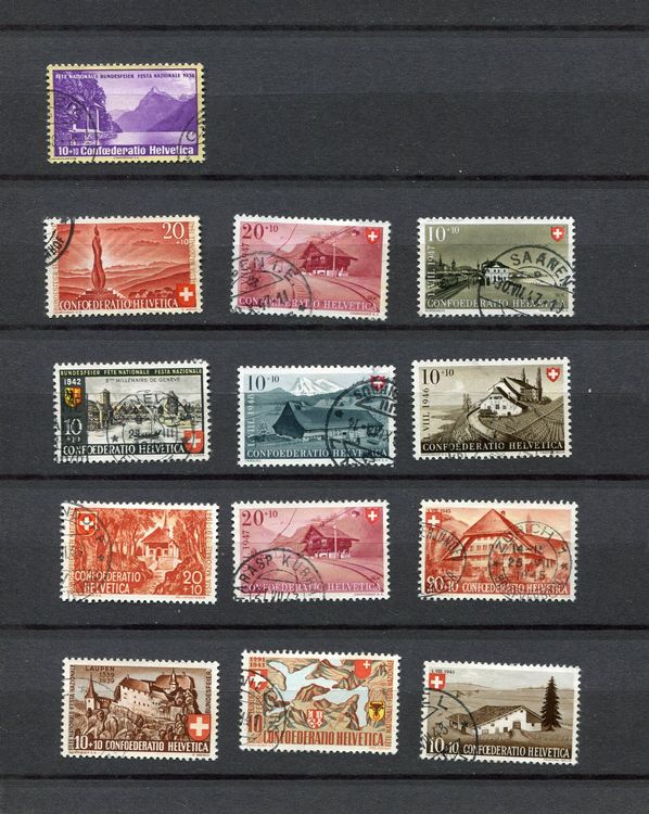 Timbres Suisse Pro Patria Voir Photos Kaufen Auf Ricardo