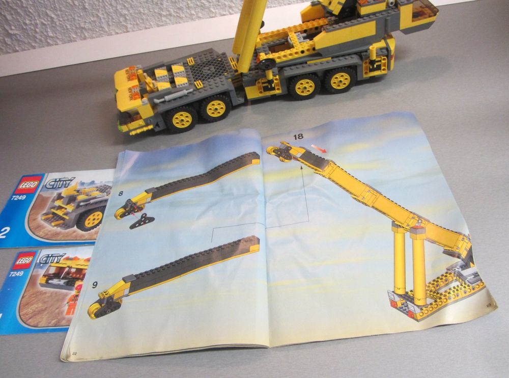 Lego City 7249 Mobiler Baukran unvollständig Kaufen auf Ricardo