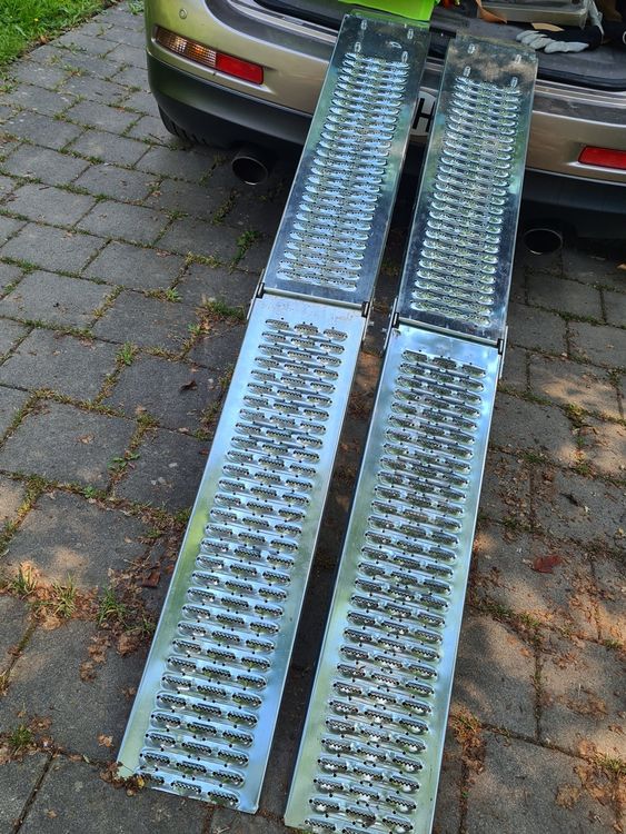 Auto Anh Nger Rampe Aus Aluminium Klappbar Kaufen Auf Ricardo