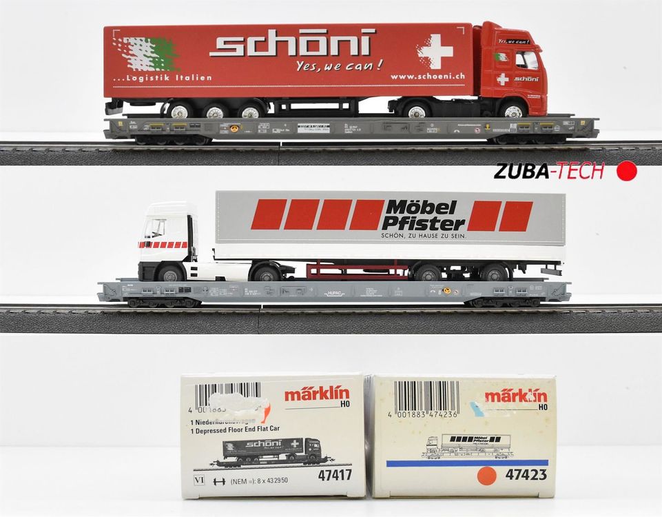 Märklin 3x Autotransportwagen Hupac WS Kaufen auf Ricardo