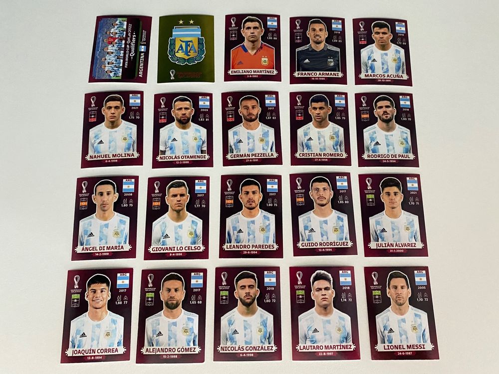 Panini Wm Argentinien Komplett Mit Messi Kaufen Auf Ricardo