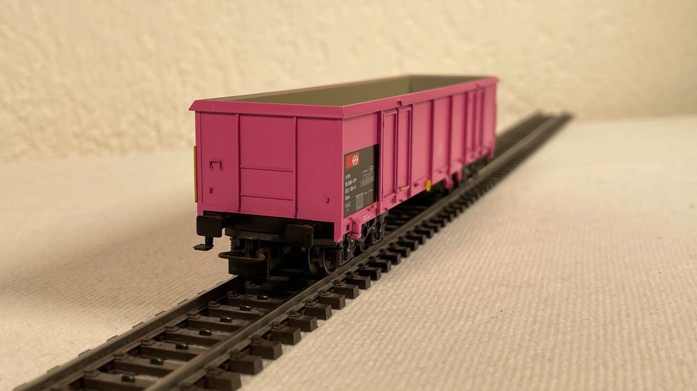 Märklin 4718 SBB Eaos Hochbordwagen pink Kaufen auf Ricardo