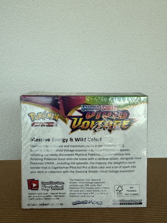 POKEMON Vivid Voltage Booster Box Display EN Kaufen Auf Ricardo