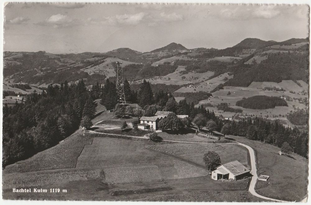 Flugaufnahme Bachtel Kulm 1953 Kaufen Auf Ricardo