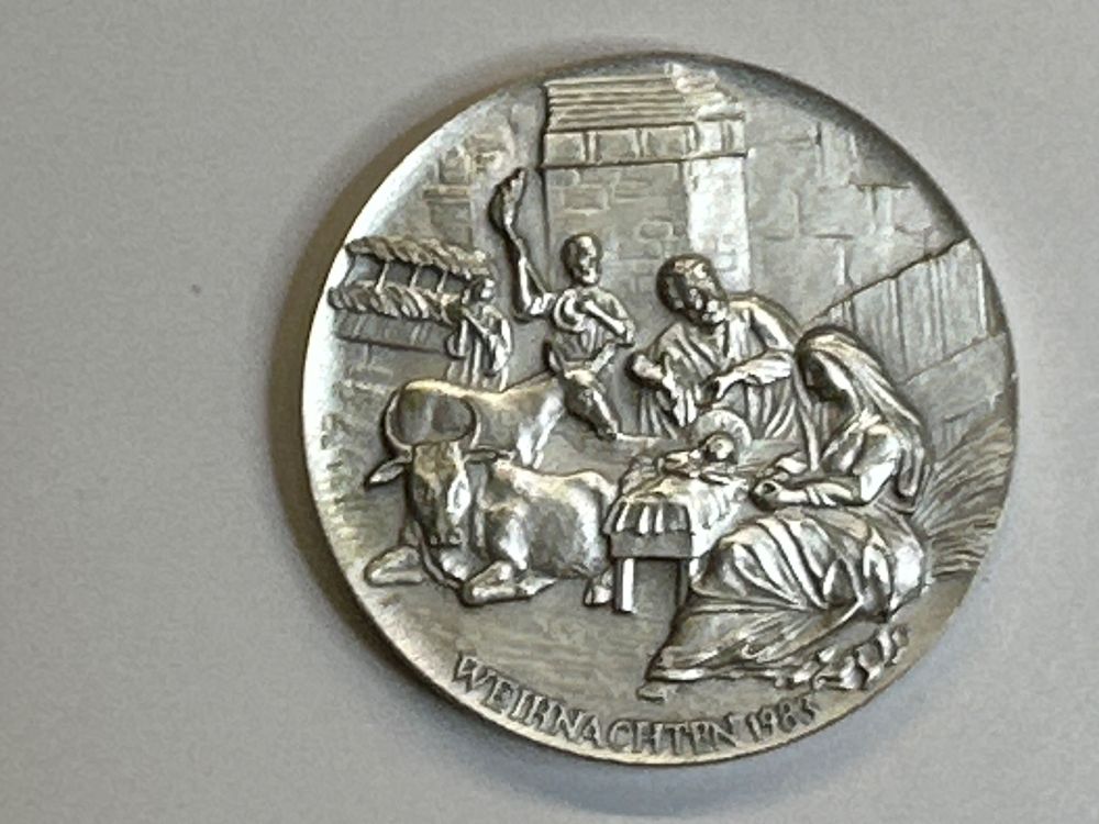 Medaille Silber G Weihnachten Kaufen Auf Ricardo