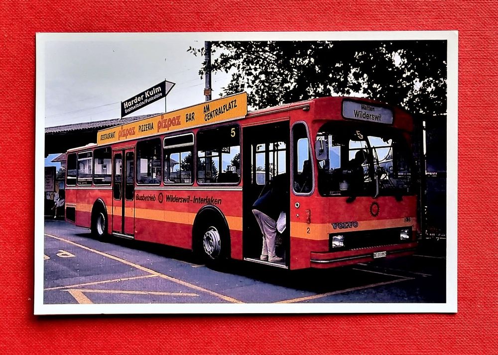 Interlaken Bus Nach Wilderswil Wegweiser Harder Kulm Kaufen Auf