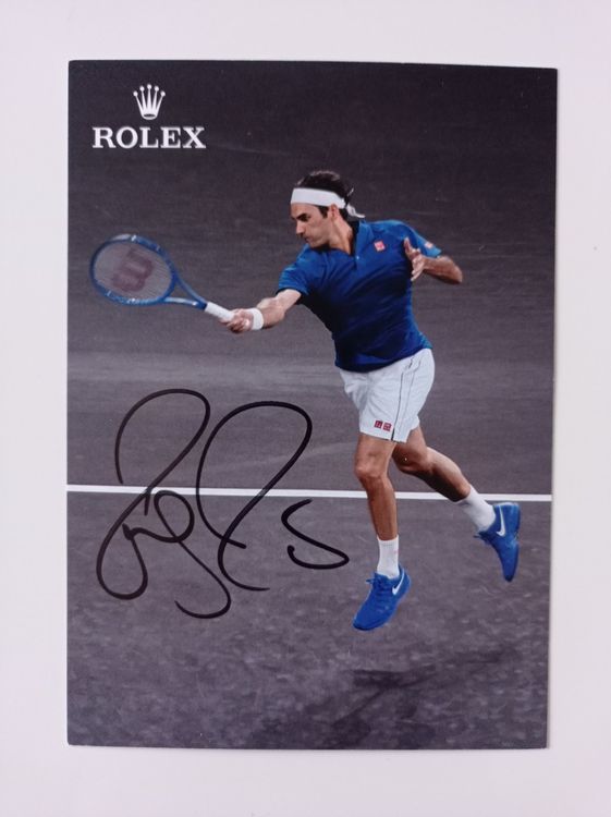 Roger Federer Original Signierte Autogrammkarte Kaufen Auf Ricardo