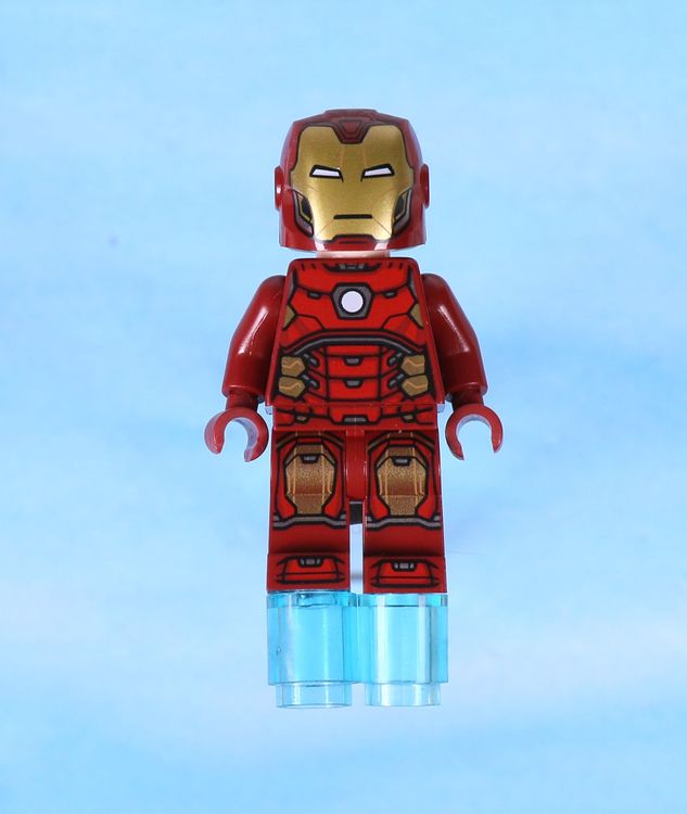 Lego Super Heroes Minifigur Iron Man With Silver Hexagon Kaufen Auf