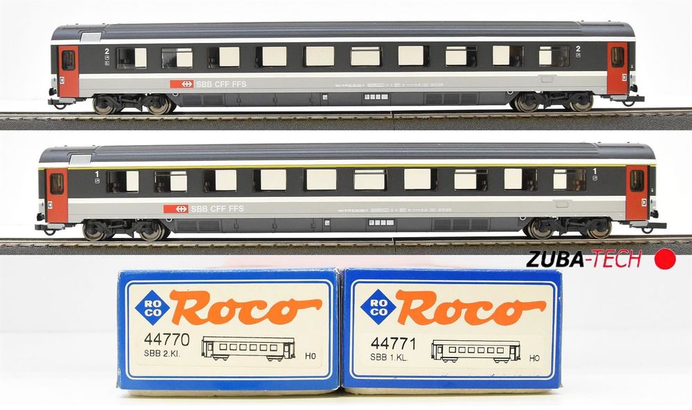 Roco 2x Personenwagen EuroCity SBB H0 GS Comprare Su Ricardo