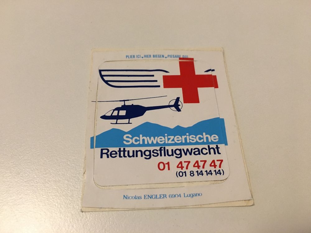 Sticker Aufkleber Schweizerische Rettungsflugwacht Kaufen Auf Ricardo