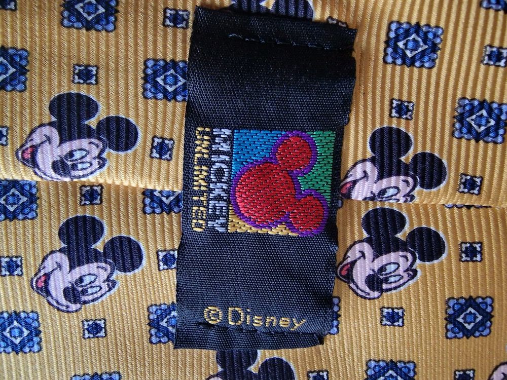 Disney Mickey Mouse Krawatte Seide Kaufen Auf Ricardo