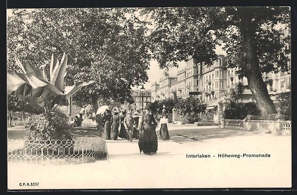 Interlaken Szene Auf H Heweg Promenade Kaufen Auf Ricardo