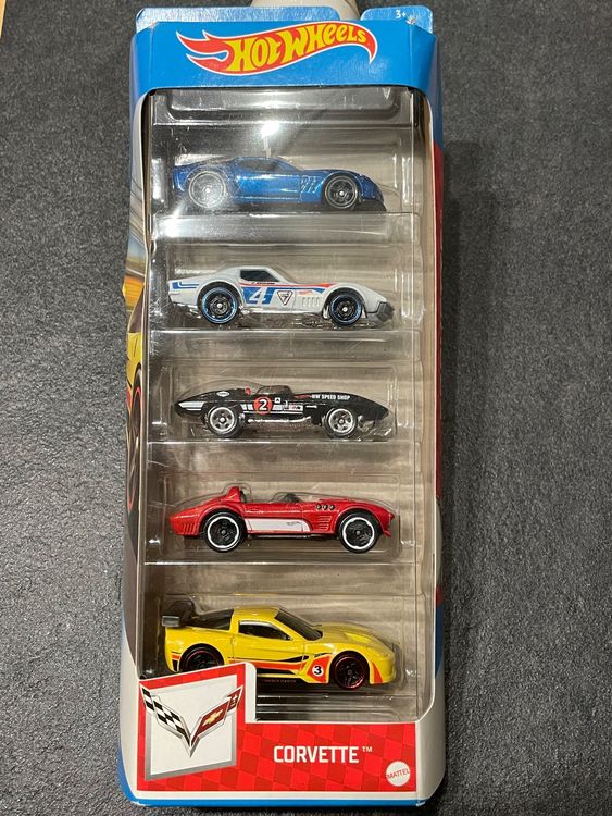 Hot Wheels 5er Set Corvette Gift Set Neu Und Originalverpackt In