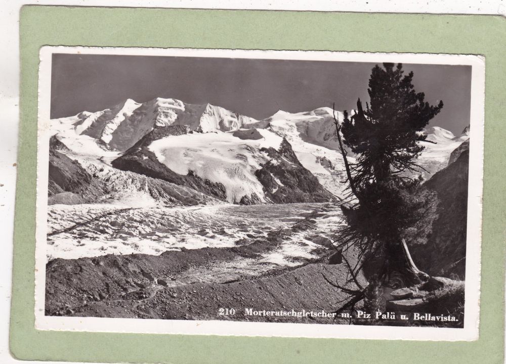 Morteratschgletscher mit Piz Palü u Bellavista 1953 Kaufen auf Ricardo