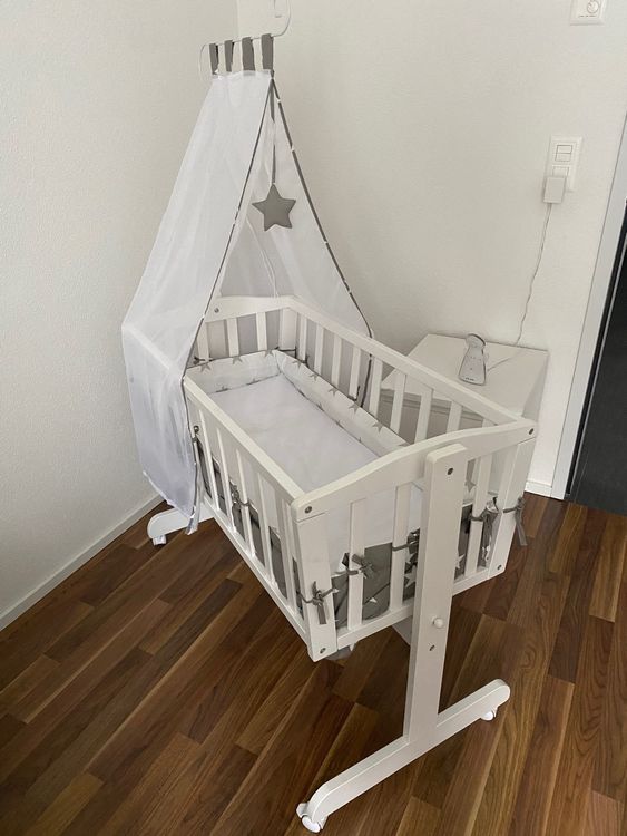 Babybett Babywiege Stubenwagen Weiss Kaufen Auf Ricardo