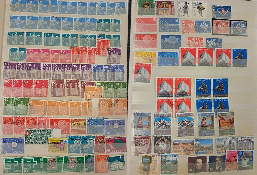 CH Briefmarken Dublettenalbum Bunt Gemischt Kaufen Auf Ricardo