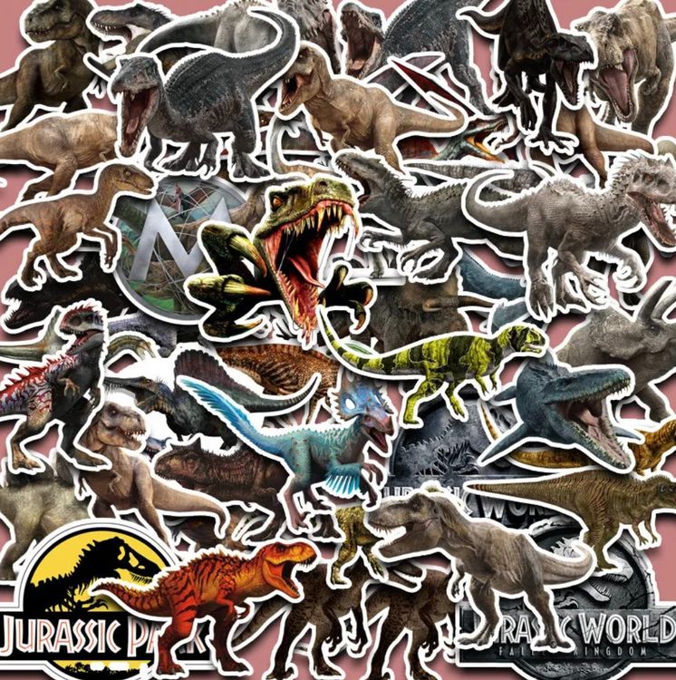 Stk Sticker Aufkleber Jurassic Park Dinosaurier Kaufen Auf Ricardo