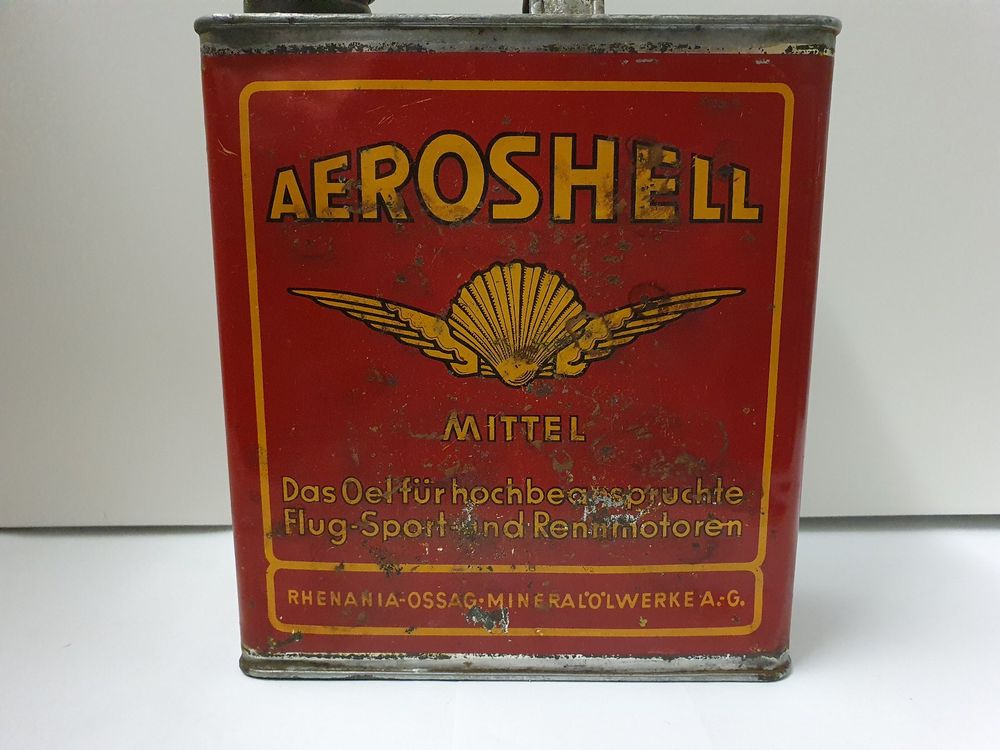 Oeldose Shell Bidon Huile Oelkanne Oil Can Vintage Er Er Kaufen