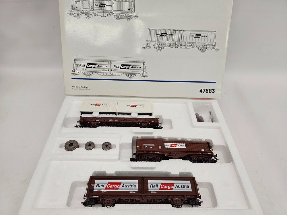 N43 MÄRKLIN 47883 Rail Cargo Austria 3 Güterwagen der ÖBB Kaufen auf