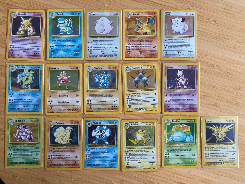 Pokemon Base Set Komplett De Kaufen Auf Ricardo