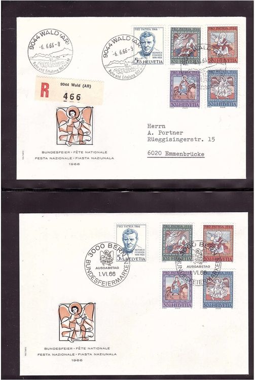 1966 FDC Pro Patria Kaufen Auf Ricardo