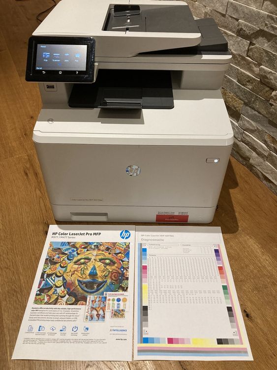 Hp Color Laserjet Pro Mfp M Fdw Top Zustand Toner Voll Kaufen Auf