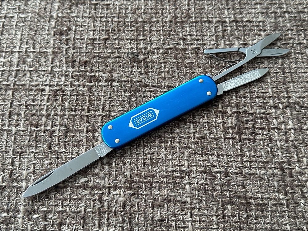 Altes Sackmesser Victorinox Alox Glatt Wisar Blau Rar Kaufen Auf