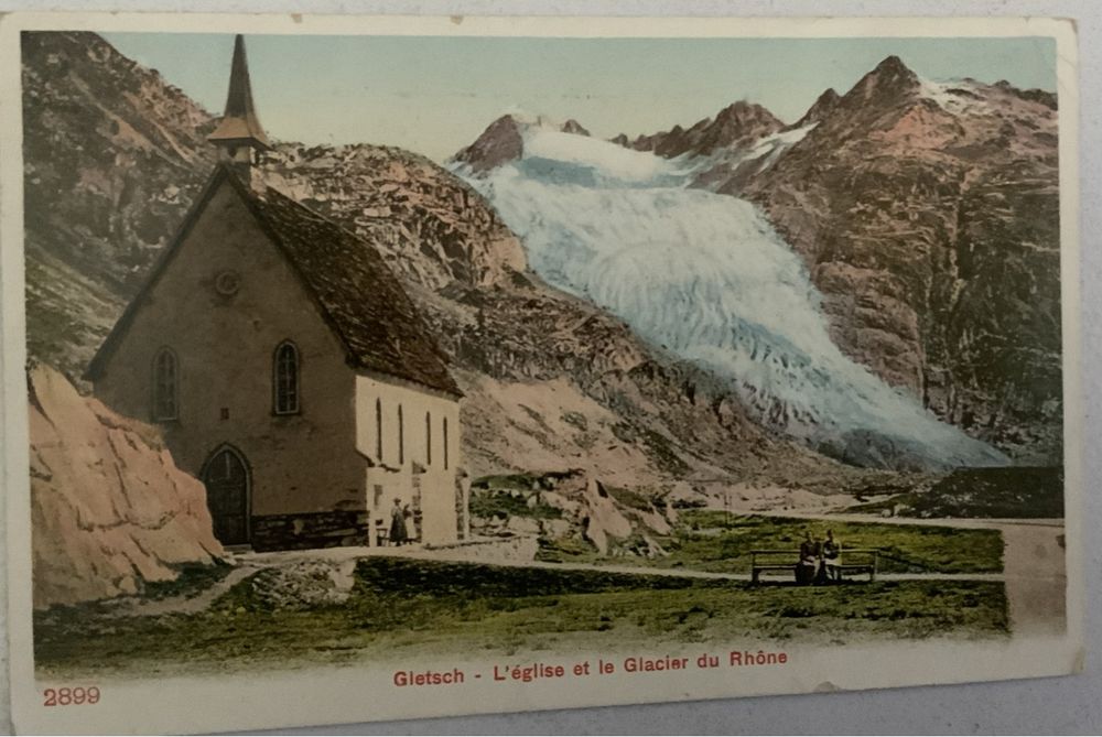 Ak Vs Gletsch L Glise Et Le Glacier Du Rh Ne Kaufen Auf Ricardo