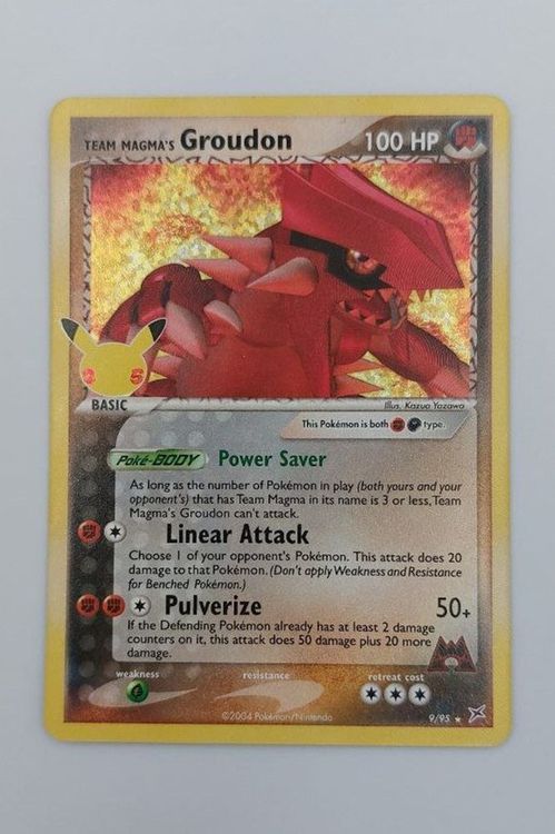 Team Magma S Groudon 9 95 Celebrations 25th NM ENG Kaufen Auf Ricardo