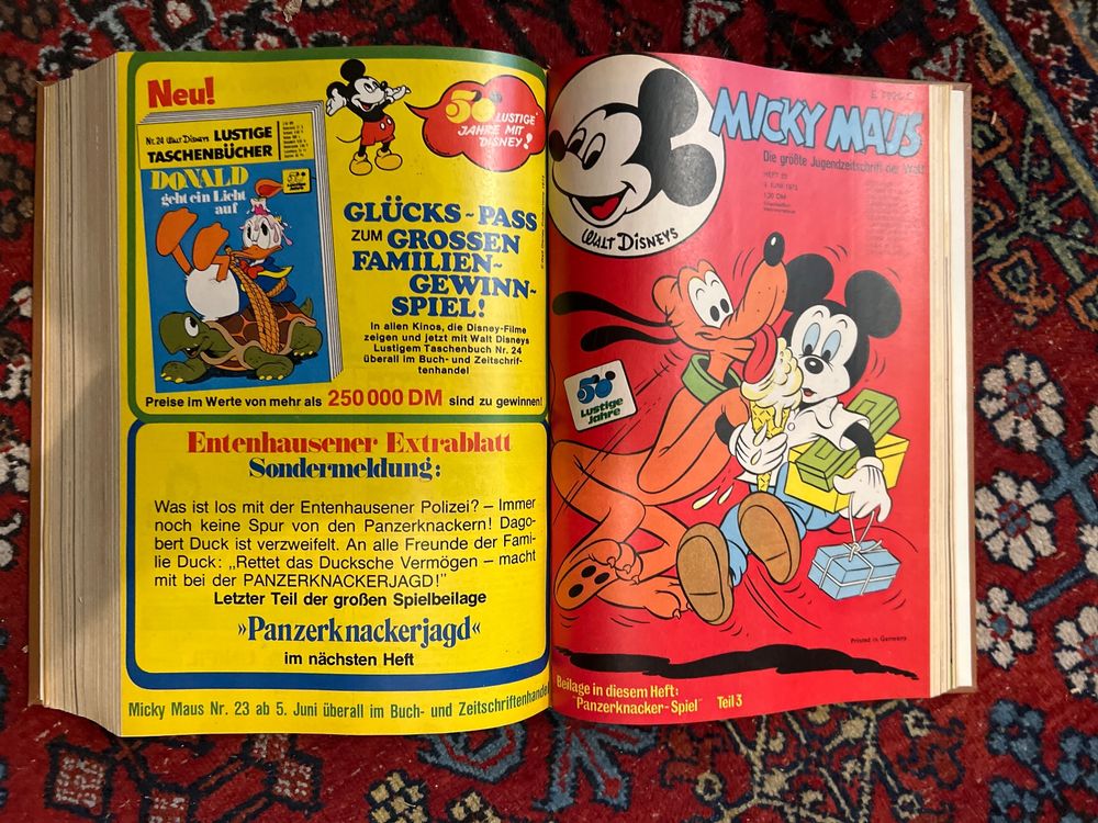 Micky Maus 1973 Kompletter Jahrgang Nr 1 52 Walt Disney Kaufen Auf