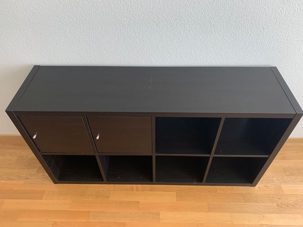 IKEA KALLAX Regal Schwarzbraun 4x2 Kaufen Auf Ricardo