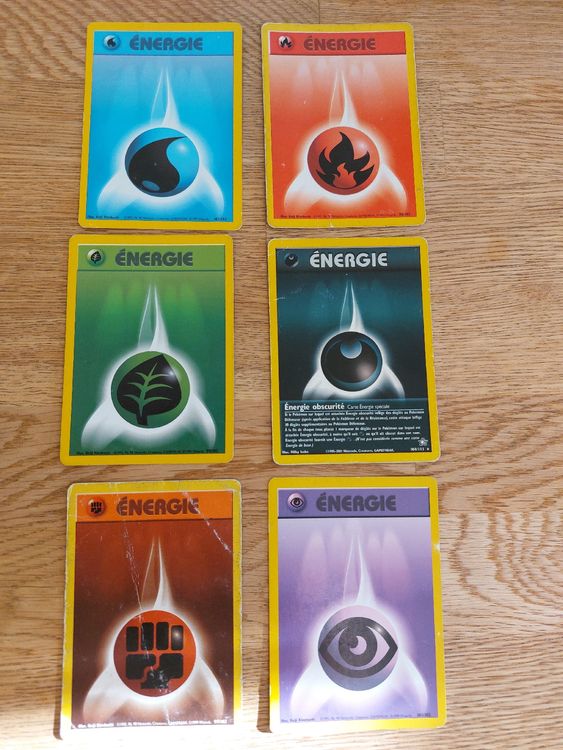 pokemon 6 cartes Énergie Kaufen auf Ricardo