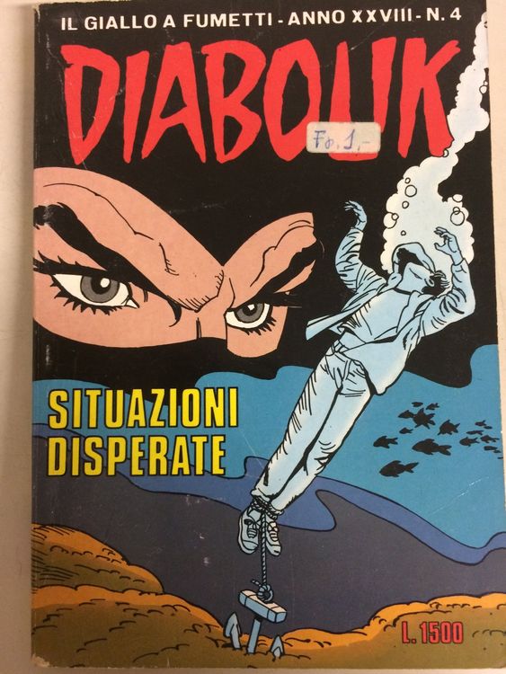 Diabolik Situazioni Disperate Inedito N Anno Xxviii Kaufen