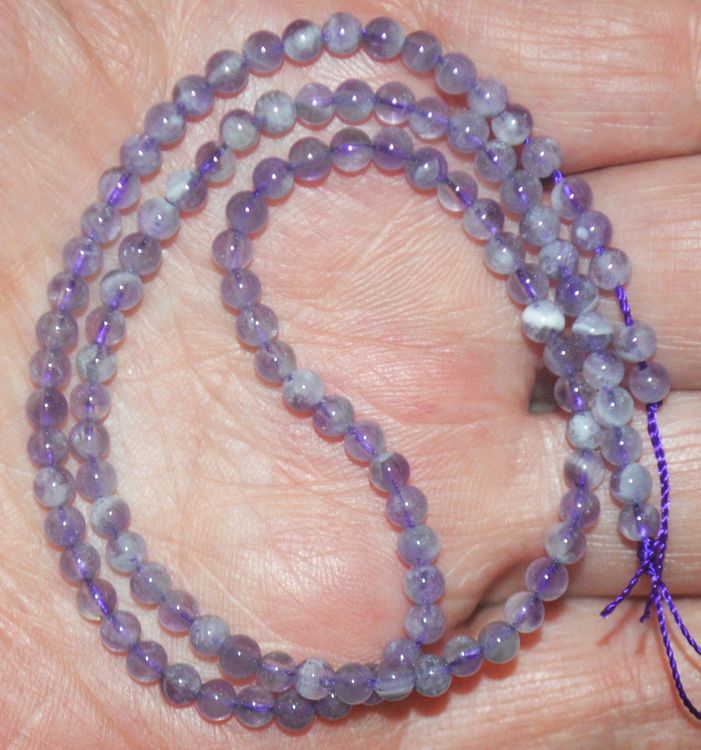 Natürliche Stein Perlen 034 Traum Amethyst 4mm 88 Stk Kaufen